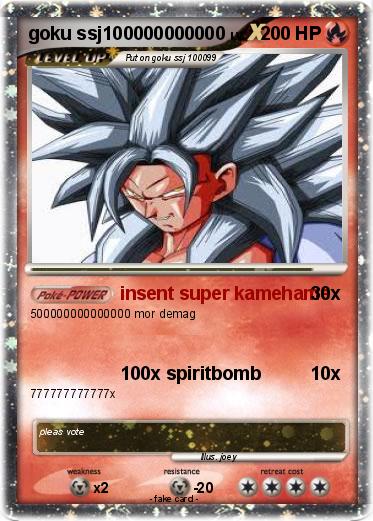 Pokemon goku ssj100000000000