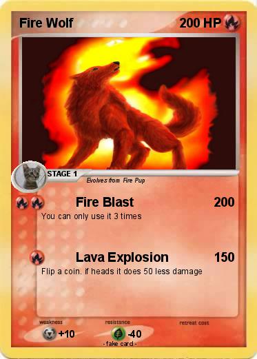 Pokemon Fire Wolf