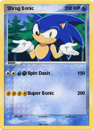 Pokemon Shrug Sonic