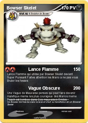 Pokemon Bowser Skelet