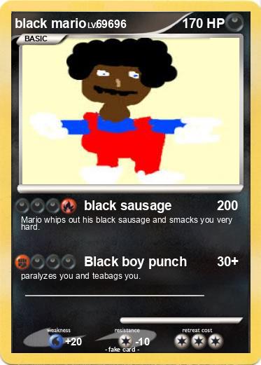 Pokemon black mario