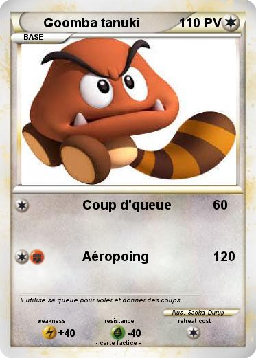Pokemon Goomba tanuki