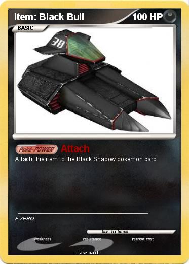 Pokemon Item: Black Bull