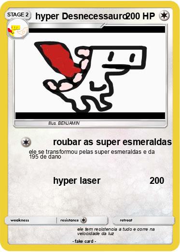 Pokemon hyper Desnecessauro