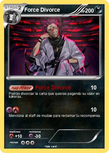 Pokemon Force Divorce