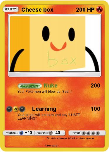 Pokemon Cheese box