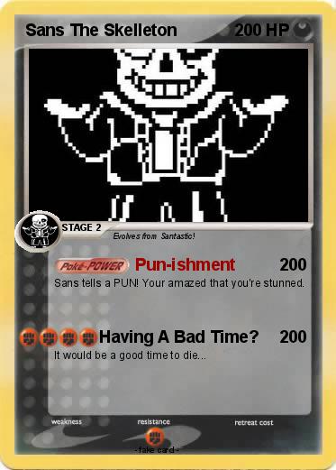 Pokemon Sans The Skelleton