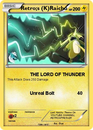 Pokemon Retro;s (K)Raichu