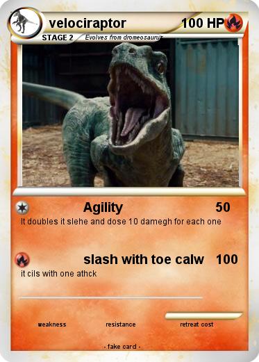 Pokemon velociraptor