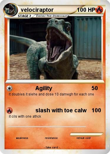 Pokemon velociraptor