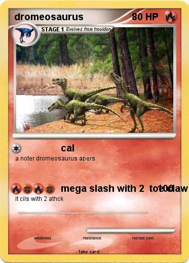 Pokemon dromeosaurus