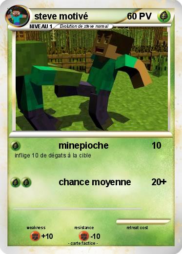 Pokemon steve motivé