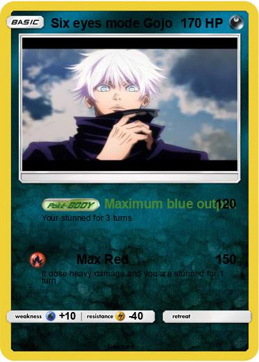 Pokemon Six eyes mode Gojo