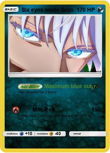 Pokemon Six eyes mode Gojo