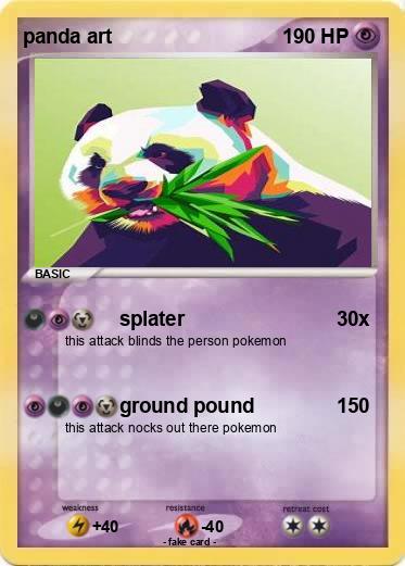 Pokemon panda art