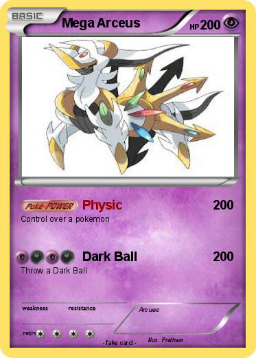Pokemon Mega Arceus