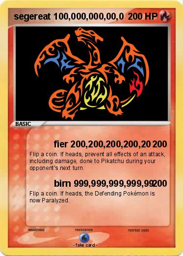 Pokemon segereat 100,000,000,00,0