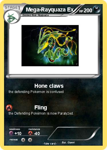 Pokemon Mega-Rayquaza Ex