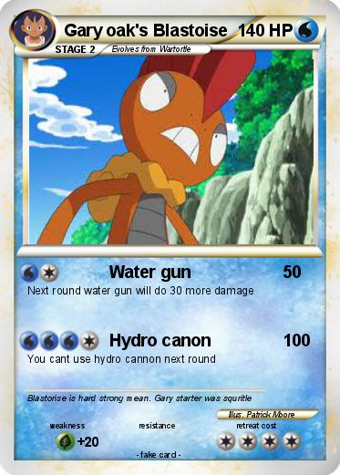 Pokemon Gary oak's Blastoise