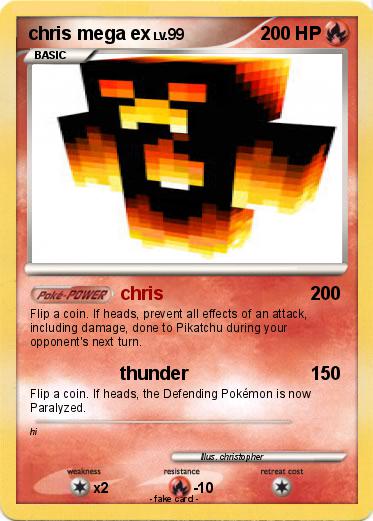 Pokemon chris mega ex