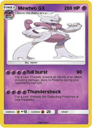 Pokemon Mewtwo GX