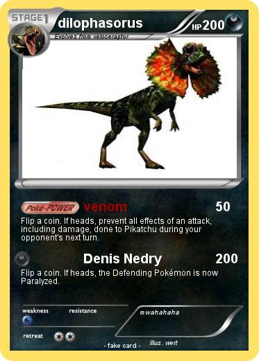 Pokemon dilophasorus