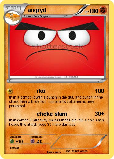 Pokemon angryd