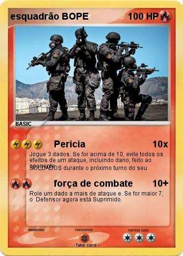 Pokemon esquadrão BOPE