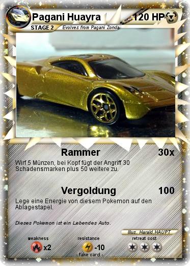 Pokemon Pagani Huayra