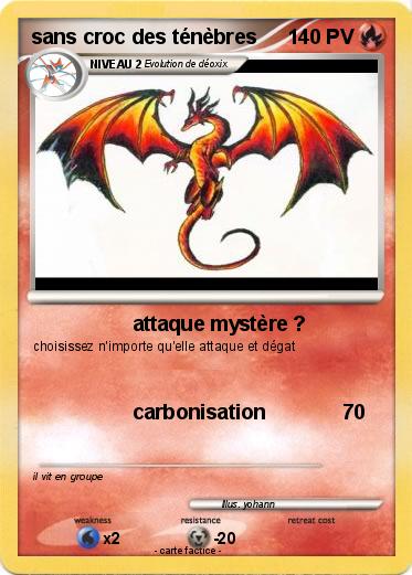 Pokemon sans croc des ténèbres