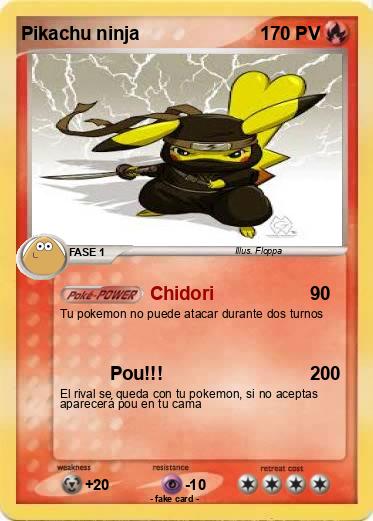 Pokemon Pikachu ninja