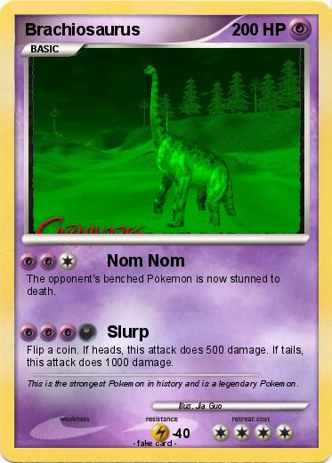 Pokemon Brachiosaurus