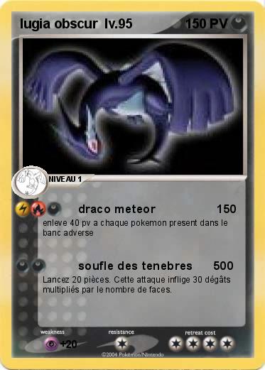 Pokemon lugia obscur  lv.95
