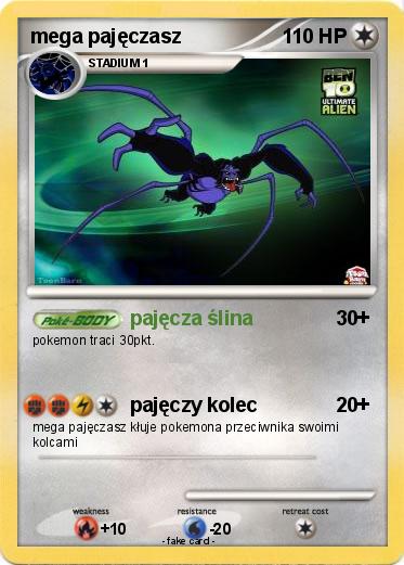Pokemon mega pajęczasz
