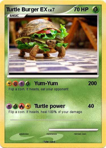 Pokemon Turtle Burger EX