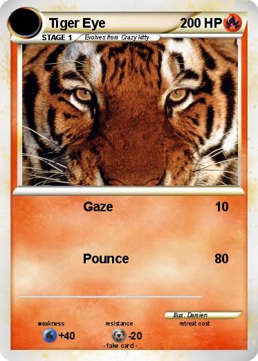 Pokemon Tiger Eye