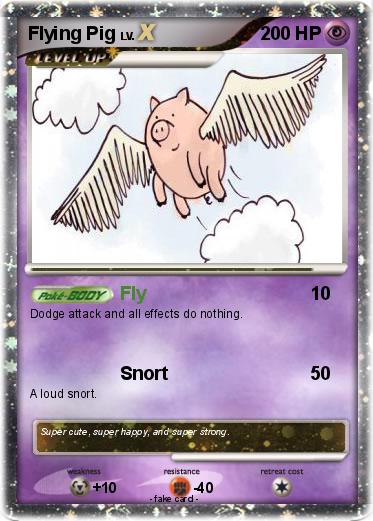 Pokemon Flying Pig