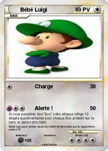 Pokemon Bébé Luigi