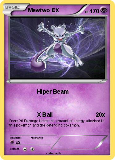 Pokemon Mewtwo EX