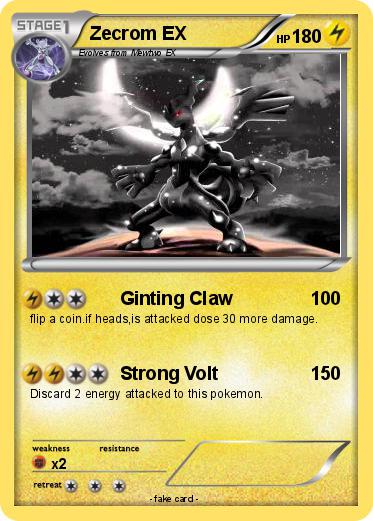 Pokemon Zecrom EX
