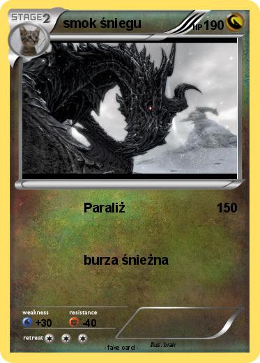 Pokemon smok śniegu