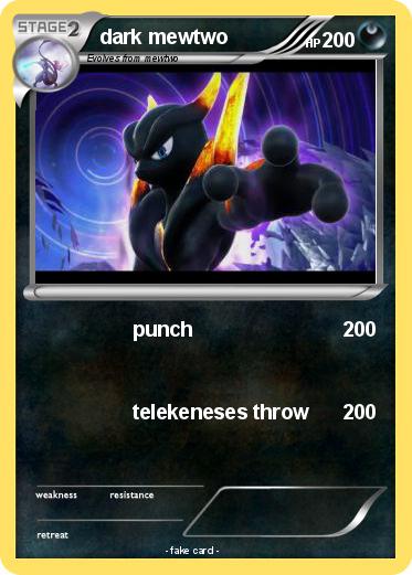 Pokemon dark mewtwo