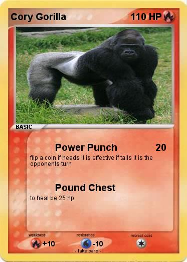 Pokemon Cory Gorilla