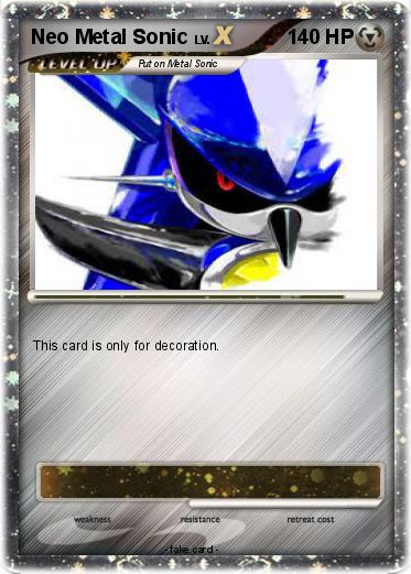 Pokemon Neo Metal Sonic