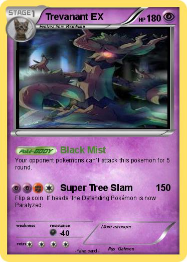 Pokemon Trevanant EX