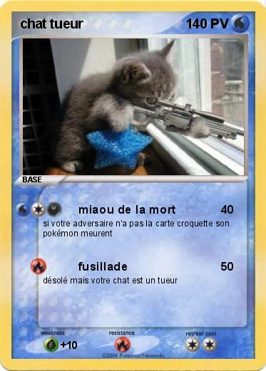 Pokemon chat tueur