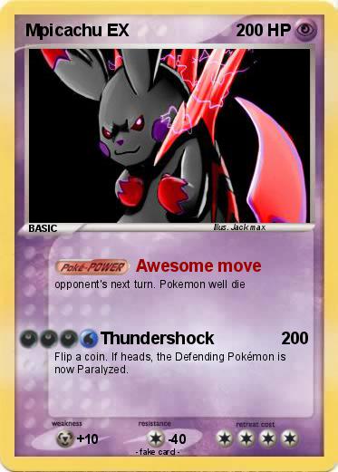 Pokemon Mpicachu EX