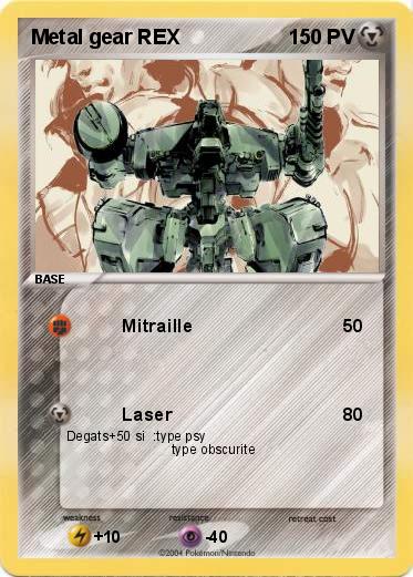 Pokemon Metal gear REX