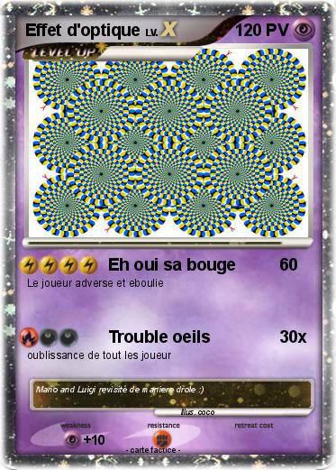 Pokemon Effet d'optique