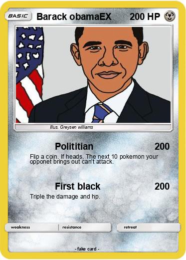 Pokemon Barack obamaEX